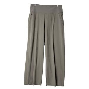 Athleta Olive Wide-Leg Pull-On Pants